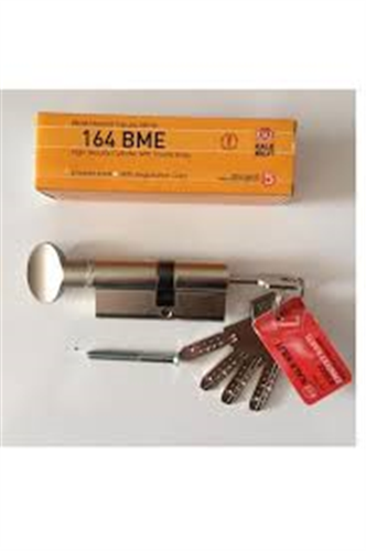 KALE BİLYALI MANDALLI SİLİNDİR ÇELİK PİMLİ-NİKEL 68 MM